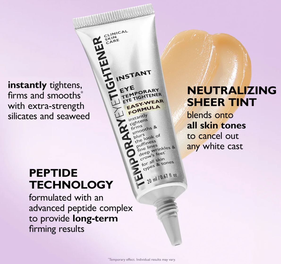 INSTANT FIRMX EYE TEMPORARY EYE TIGHTENER EASY-WEAR FORMULA