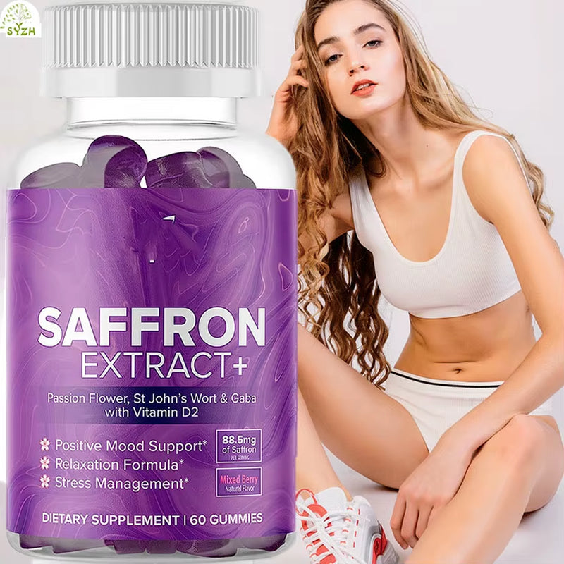 Saffron Capsule Private Label Organic Saffron Supplement Pure Saffron Extract Capsule