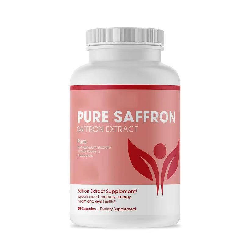 Saffron Capsule Private Label Organic Saffron Supplement Pure Saffron Extract Capsule
