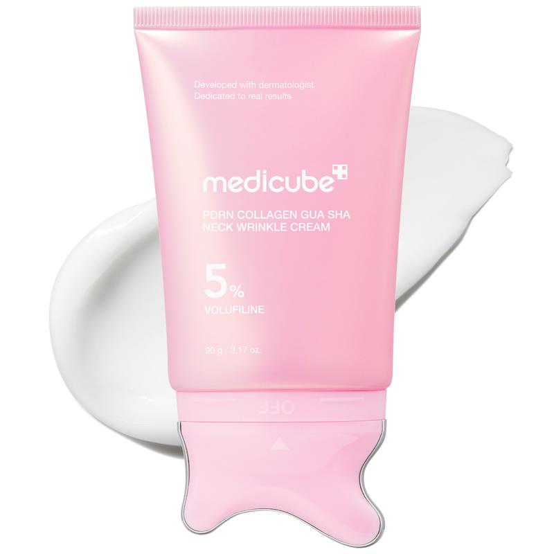 Flexoraa Gua Sha Neck Firming Cream — PDRN + Volufiline 5% | Non-Sticky, Fragrance-Free