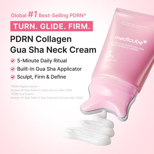 Flexoraa Gua Sha Neck Firming Cream — PDRN + Volufiline 5% | Non-Sticky, Fragrance-Free