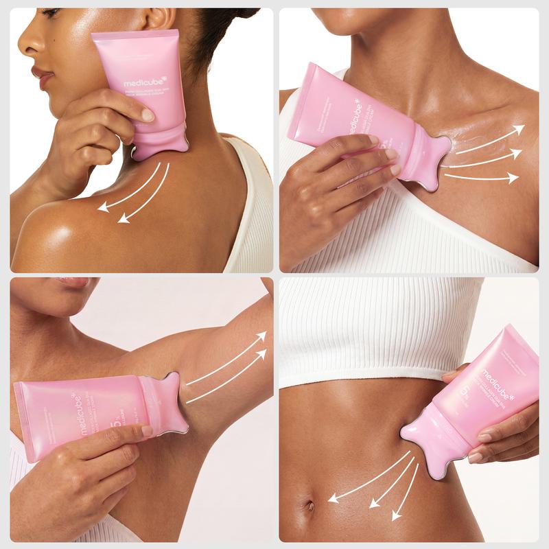 Flexoraa Gua Sha Neck Firming Cream — PDRN + Volufiline 5% | Non-Sticky, Fragrance-Free