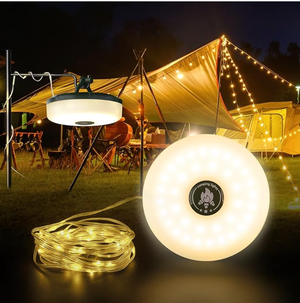 CampGlow Rechargeable Camping Lamp – Compact & Ultra-Bright LED Light